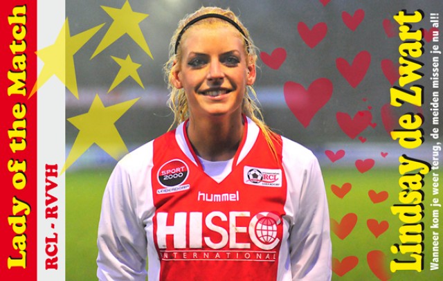 Lady of the Match Lindsay de Zwart