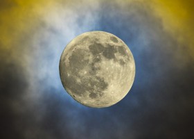 Volle maan, een schitterend schouwspel