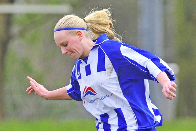 Ashley van Elswijk van Eerste Klasser SVS uit Capelle aan den IJssel scoorde tegen Jodan Boys een hattrick en wordt nu wel heel erg gemist.