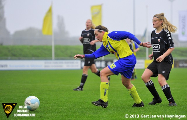 De ingevallen Lindy Hogendoorn van Berkel kreeg in die laatste fase van de strijd tegen Jodan Boys een aantal mogelijkheden. 