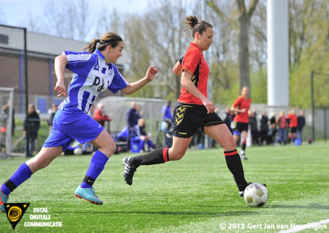 Anouk Wisse in actie voor Wartburgia.