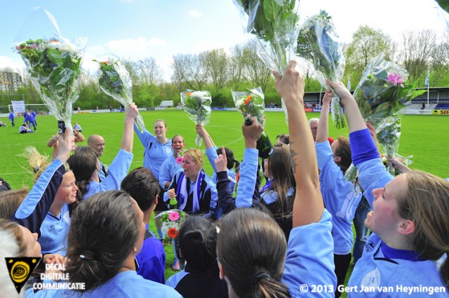 Het kampioenschap een feit voor cvv Zwervers.