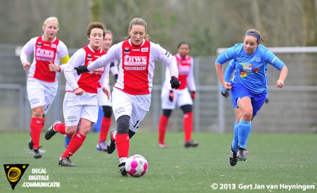 Eensgezind werd door de Leiderdorpse Racing Saestum op een sportieve wijze bestreden met een actieve rol voor Ramona van der Harst.