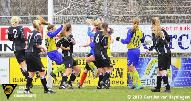 Lindy Hogedoorn scoorde de 1-0 voor Berkel.