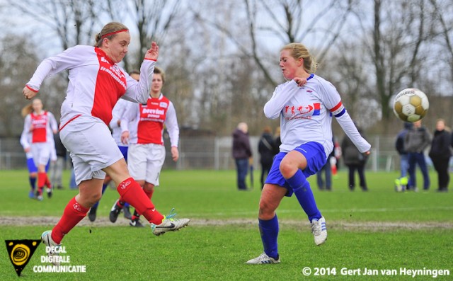 Bianca van der Meer van RCL was heel moeilijk in bedwang te houden.